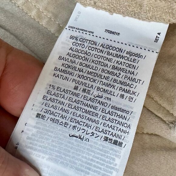 Mango Catherin High-Rise Culotte Wide Leg Raw Hem Jeans 16 - Picture 15 of 16